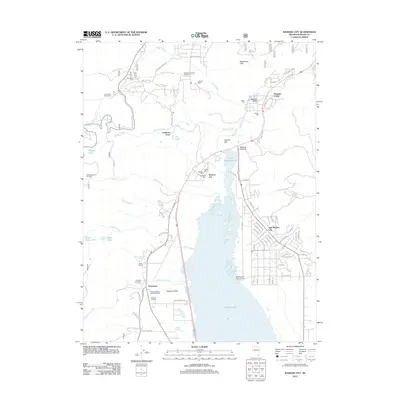 2012 Map of Washoe City, 2012 Print