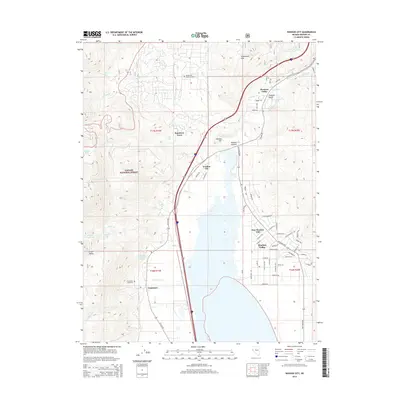 2014 Map of Washoe City, 2014 Print
