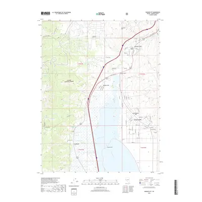 2018 Map of Washoe City, 2018 Print