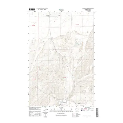2017 Map of Washtucna North, 2017 Print