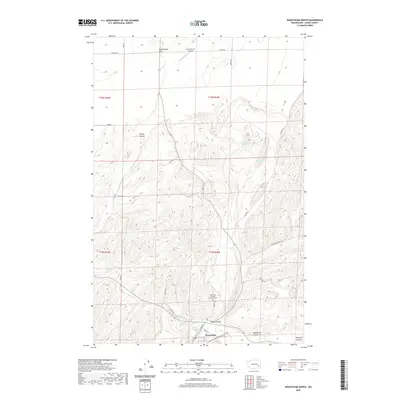2020 Map of Washtucna North, 2020 Print