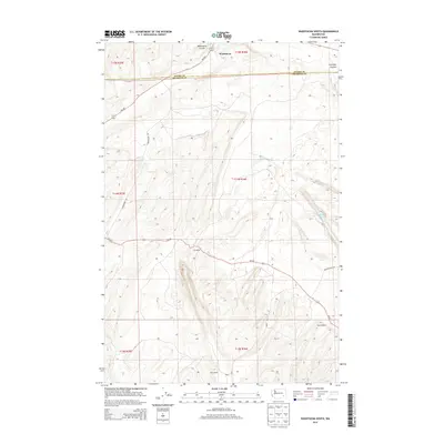 2014 Map of Washtucna South, 2014 Print