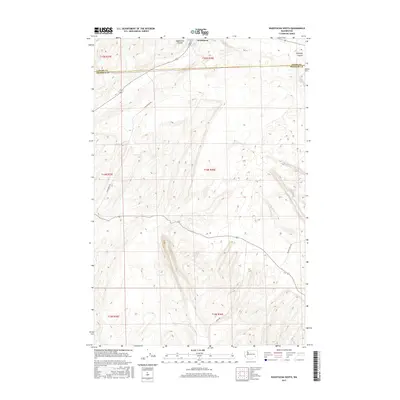 2017 Map of Washtucna South, 2017 Print