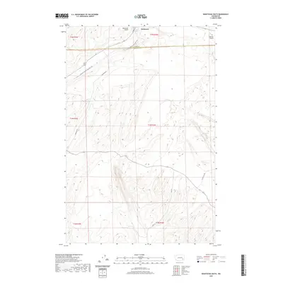 2020 Map of Washtucna South, 2020 Print