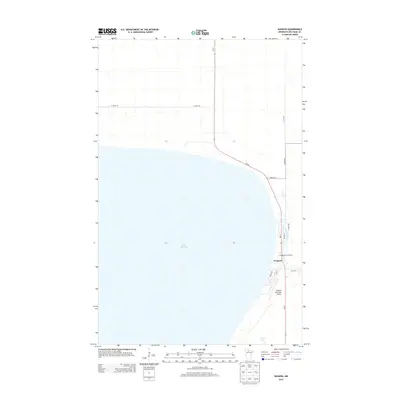 2013 Map of Waskish, 2013 Print