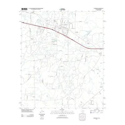 2013 Map of Waskom, 2013 Print