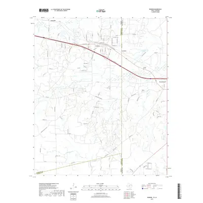 2019 Map of Waskom, 2019 Print