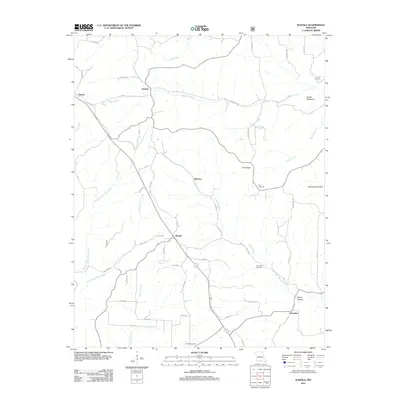 2012 Map of Wasola, 2012 Print