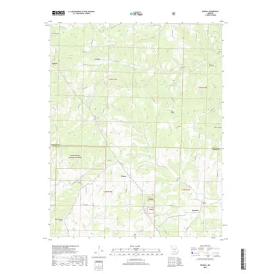 2017 Map of Wasola, 2017 Print