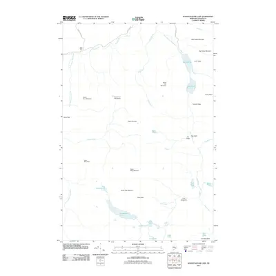 2011 Map of Wassataquoik Lake, 2011 Print