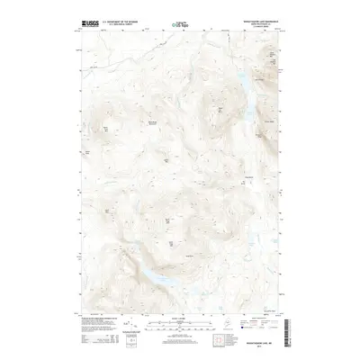 2014 Map of Wassataquoik Lake, 2014 Print