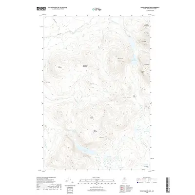 2018 Map of Wassataquoik Lake, 2018 Print