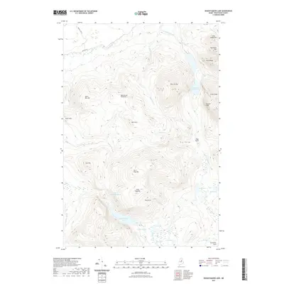 2021 Map of Wassataquoik Lake, 2021 Print