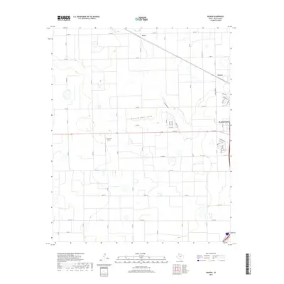2019 Map of Wasson, 2019 Print