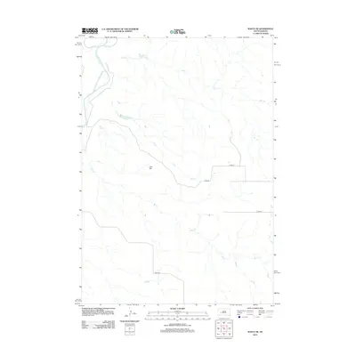2012 Map of Wasta NE, 2012 Print