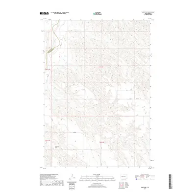 2017 Map of Wasta NE, 2017 Print