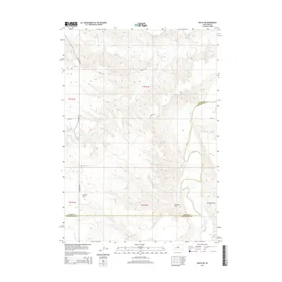 2015 Map of Wasta NW, 2015 Print