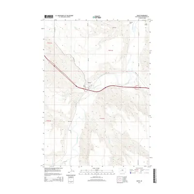 2015 Map of Wasta, 2015 Print