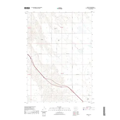 2017 Map of Wasta SE, 2017 Print