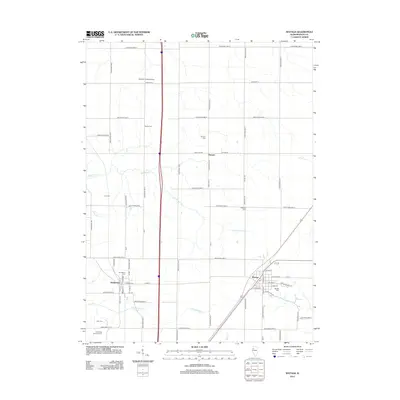 2012 Map of Wataga, 2012 Print