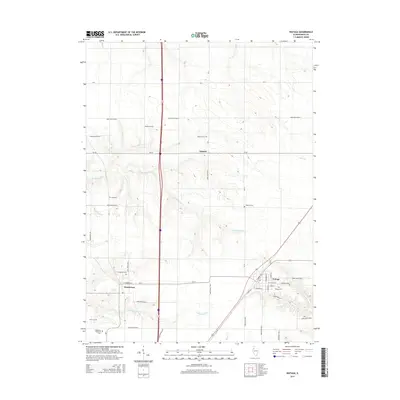 2015 Map of Wataga, 2015 Print