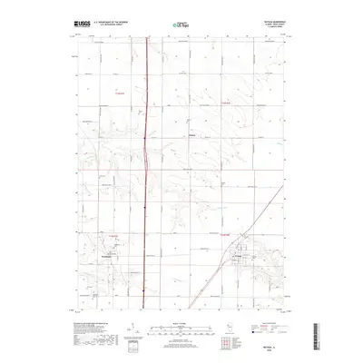 2018 Map of Wataga, 2018 Print