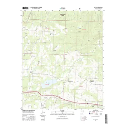 2017 Map of Watalula, 2017 Print
