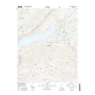 2016 Map of Watauga Dam, 2016 Print