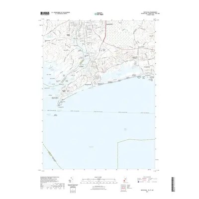 2021 Map of Watch Hill, 2021 Print