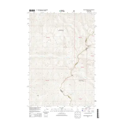 2013 Map of Watchtower Peak, 2013 Print