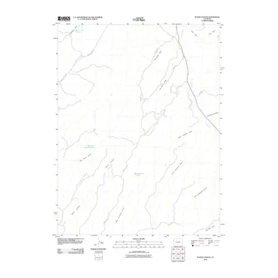 2010 Map of Water Canyon, 2010 Print