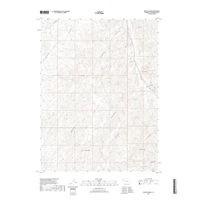 2019 Map of Water Canyon, 2019 Print