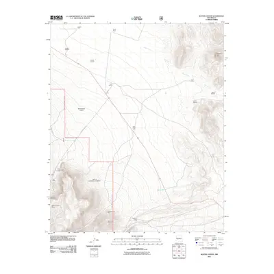 2011 Map of Water Canyon, 2011 Print