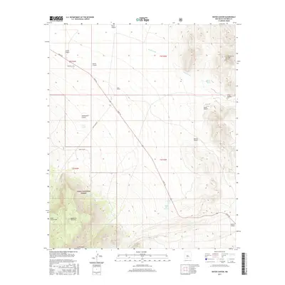 2017 Map of Water Canyon, 2017 Print