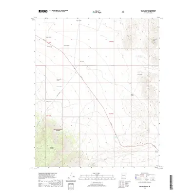 2020 Map of Water Canyon, 2020 Print