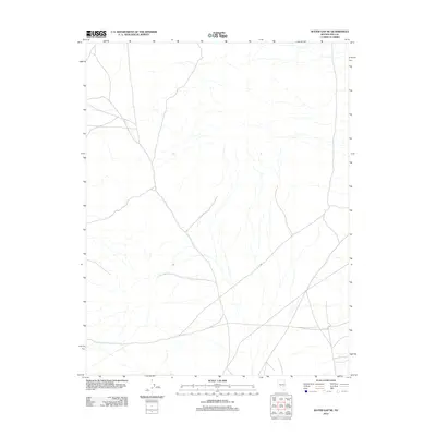 2012 Map of Water Gap NE, 2012 Print