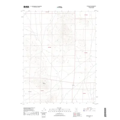 2018 Map of Water Gap NE, 2018 Print