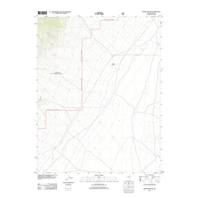 2012 Map of Water Gap NW, 2012 Print