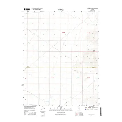 2014 Map of Water Gap West, 2014 Print