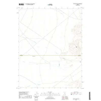2018 Map of Water Gap West, 2018 Print