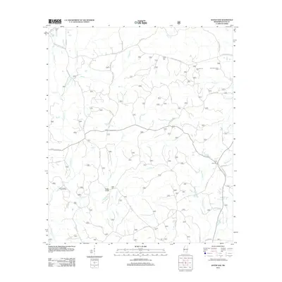 2012 Map of Water Oak, 2012 Print