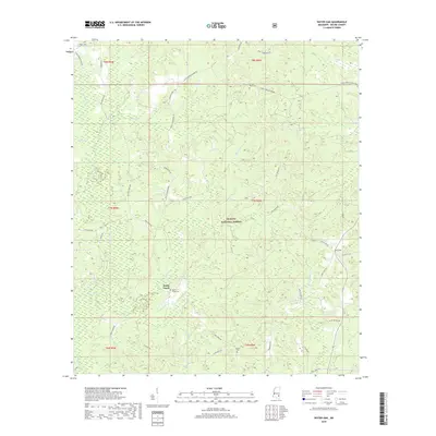 2018 Map of Water Oak, 2018 Print