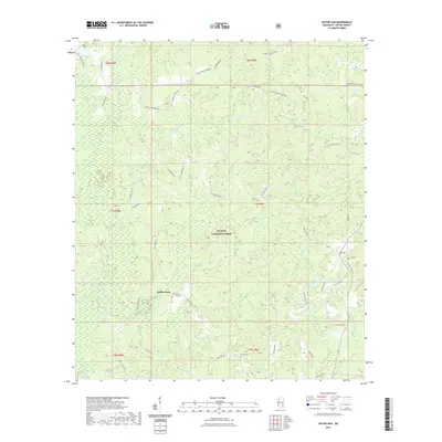 2021 Map of Water Oak, 2021 Print