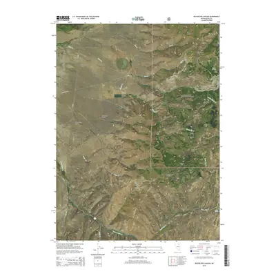2015 Map of Water Pipe Canyon, 2015 Print