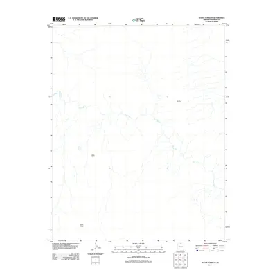 2011 Map of Water Pockets, 2011 Print
