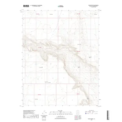 2018 Map of Water Pockets, 2018 Print