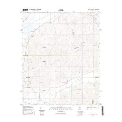 2015 Map of Water Valley East, 2015 Print