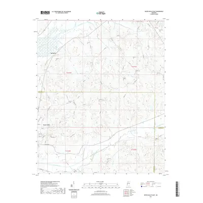 2021 Map of Water Valley East, 2021 Print