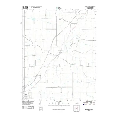 2010 Map of Water Valley, 2010 Print