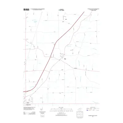 2013 Map of Water Valley, 2013 Print